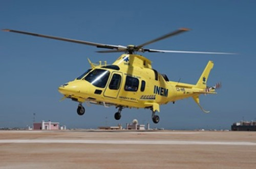 Os serviços deslocalizados não se ficam apenas pelo helicóptero do INEM, mas também a VMER (veículo médico de emergência rápida) associado ao mesmo serviço