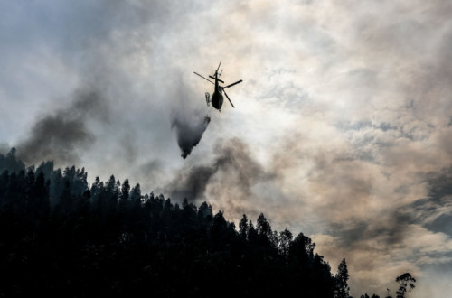Helicóptero - Foto Paulo Novais/Lusa