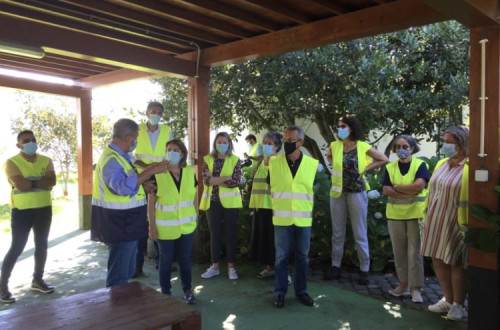 Catarina Martins no Ecoparque de São Miguel.