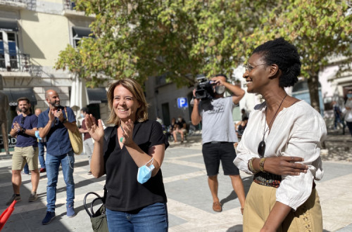 Catarina Martins e Beatriz Gomes Dias.