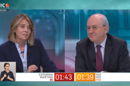 Debate Catarina Martins - Rui Rio