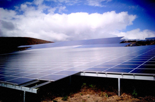 Painéis fotovoltaicos. Foto de Jose Mesa/Flickr.