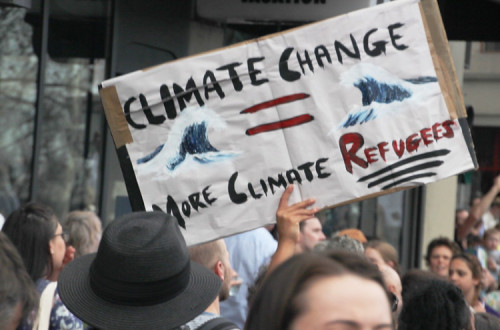 Manifestação em Melbourne. Foto de John Englart/Flickr.