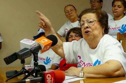 Vilma Núñez, Presidente do Centro Nicaraguense de Direitos Humanos CENIDH (2019) - Foto de Matthias Schindler