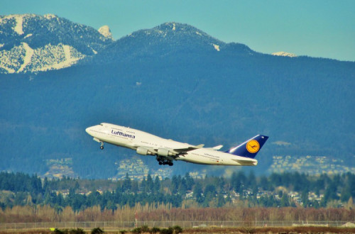 Avião da Lufhansa. Foto de Mike W./Flickr.