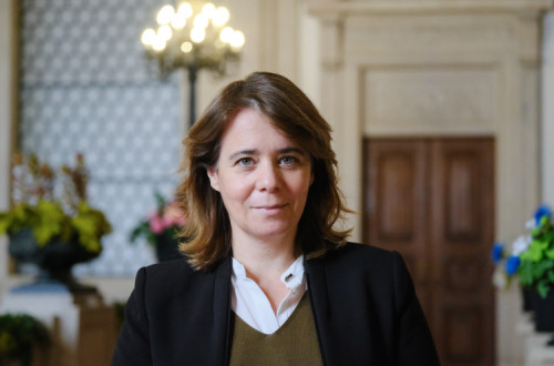 Catarina Martins na Assembleia da República. Foto de Ana Mendes.