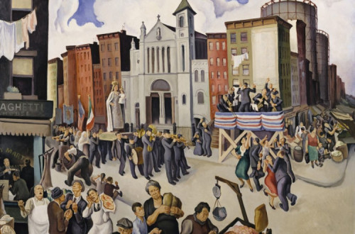   Daniel Celentano, Festival, 1934. (Smithsonian American Art Museum)