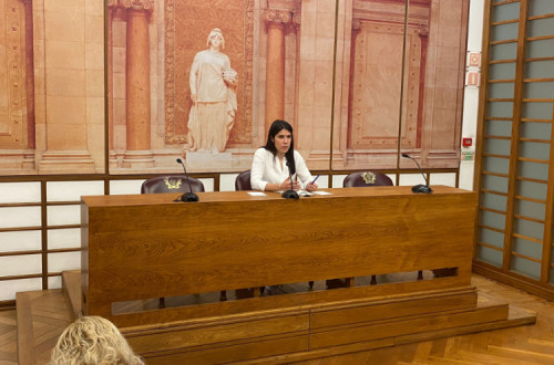 Mariana Mortágua na Conferência de imprensa na Asssembleia da República - 13 de maio de 2022