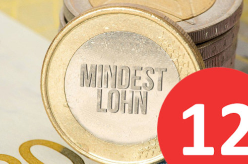 O salário mínimo alemão (mindest lohn) aumenta para 12 euros por hora (22%) - imagem da confederação dos sindicatos