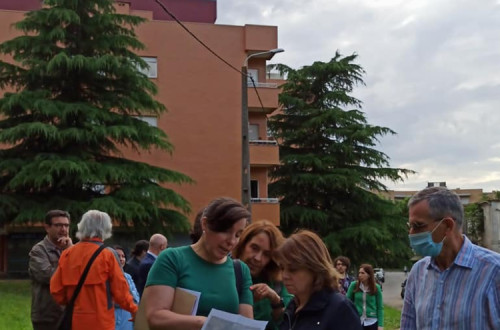 Àngela Pereira e Catarina Martins na Quinta da ARcela - Foto esquerda.net