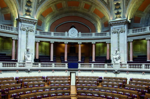 Hemiciclo da Assembleia da República. 