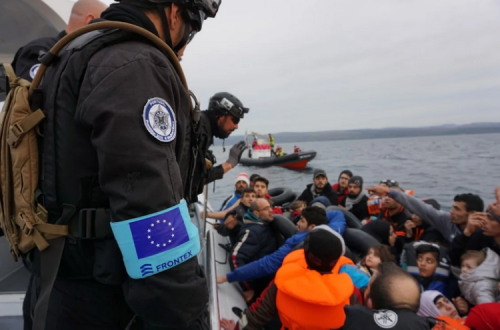 Barco português ao serviço da Frontex em 2016. Foto da Frontex.
