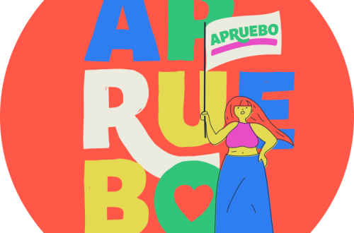 Um dos logotipos do movimento de apoio à aprovação da nova constituição chilena.