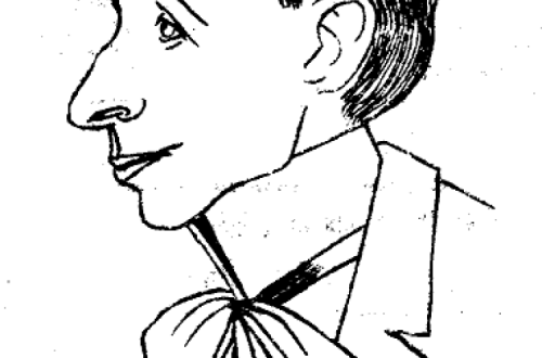 Eduardo Metzner retratado por Almada Negreiros [Diário de Lisboa, 20/02/1922, p.5]