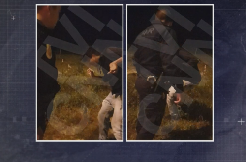 Fotogramas dos vídeos apreendidos com imagens das agressões. Imagens CNN/TVI