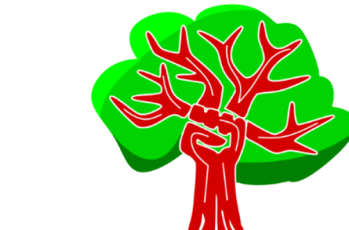 Logotipo dos Encontros Ecossocialistas.
