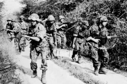 (1964), "Guerra Colonial: exército português em operações.", Fundação Mário Soares / AMS - Arquivo Mário Soares - Fotografias Exposição Permanente, Disponível HTTP: http://hdl.handle.net/11002/fms_dc_114094