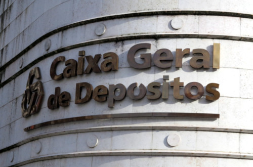 Logotipo da Caixa Geral de Depósitos.