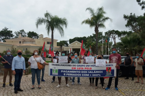 Algarve: Greve no Grupo JJW Hotels no dia 11 e 12 de agosto