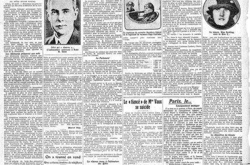 O Petit Journal de 20 de abril de 1922