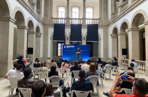 Luís Santos intervém na apresentação da candidatura do Bloco em Vila Real