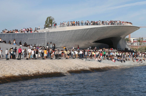 Abertura ao público do MAAT - Museu de Arte, Arquitetura, e Tecnologia – Foto de Manuel de Almeida/Lusa