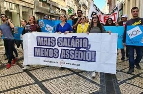 "Mais salário menos assédio" faixa do STCC