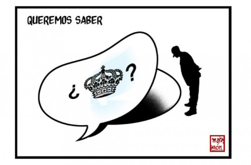 Cartoon de Malagón publicado no CTXT.