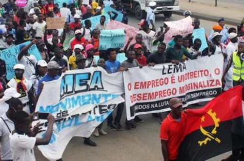 Manifestação de 24 de outubro de 2020 - foto de Maka Angola