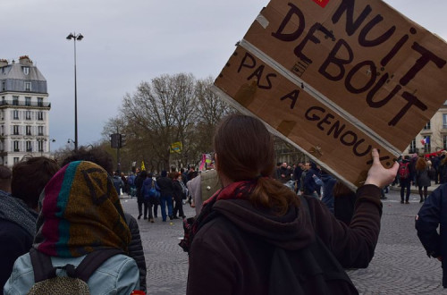 Manifestação contra a lei do trabalho, Paris, 9 de abril de 2016 - Foto wikimedia