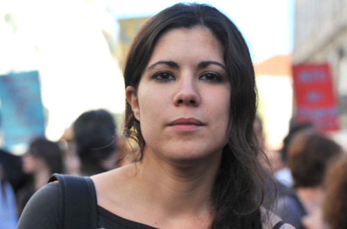 Mariana Mortágua afirma que “o governo não tem estratégia, a sua estratégia para o crescimento da economia está falida". Foto de Paulete Matos