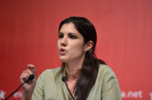 Mariana Mortágua apresentou os projetos em conferência de imprensa