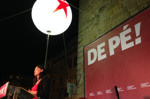 Marisa: “Nunca tanto como nos últimos anos ouvimos falar de Europa e nunca tanto como nos últimos anos percebemos o que é que essa Europa da austeridade fez às vidas das pessoas”. Foto de Paulete Matos