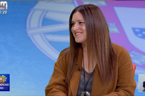 Marisa Matias no telejornal da CMTV