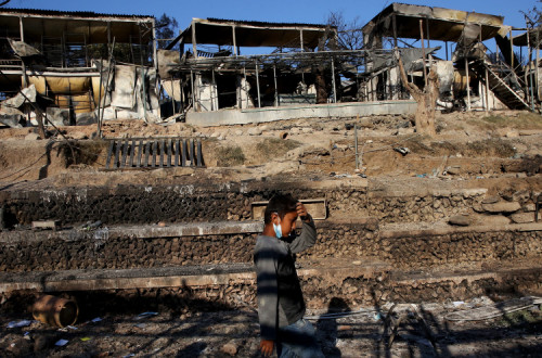 Campo de refugiados de Moria, Lesbos