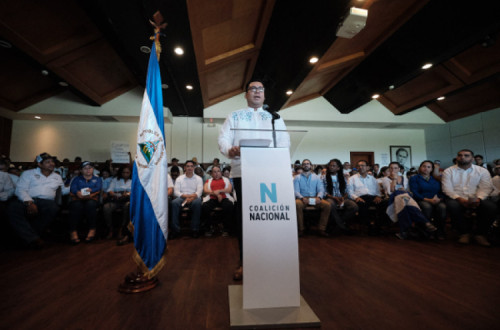 Ação de apresentação da Coalición Nacional Opositora