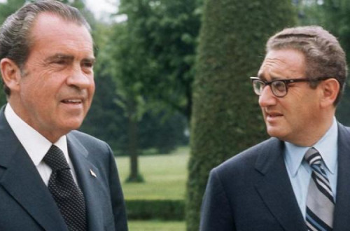 Richard Nixon e Henry Kissinger - Foto da "Democracy Now"