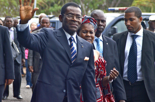 O presidente Obiang Nguema Mbasogo: “campeão do atropelo aos direitos humanos". Foto da embaixada da Guiné Equatorial 
