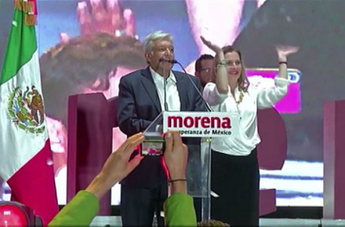 O desejo de mudança concretizou-se em julho de 2018, quando López Obrador obteve um triunfo contundente nas presidenciais, obtendo 53,2% dos votos
