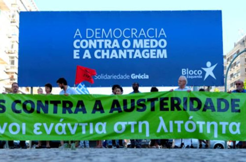 A Democracia contra o medo e a chantagem. Foto de Paulete Matos