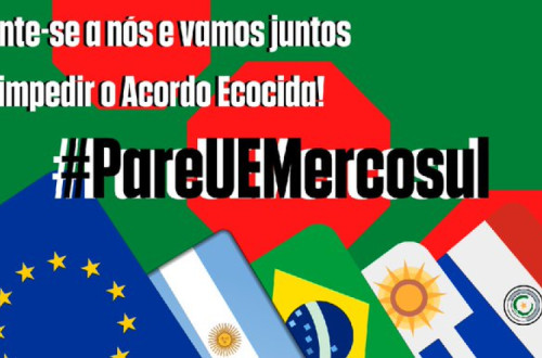 Não ratificar o acordo entre a UE e o Mercosul não é apenas uma questão de evitar o genocídio de diversas comunidades originárias e tradicionais na floresta amazónica. Mas trata-se, também, da preservação da própria vida humana - imagem de Abel Rodrigues/twitter
