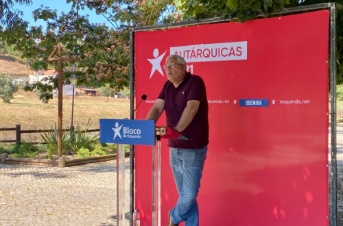 Pedro Gonçalves, candidato do Bloco à Câmara de Odemira - Foto de Andreia Quartau