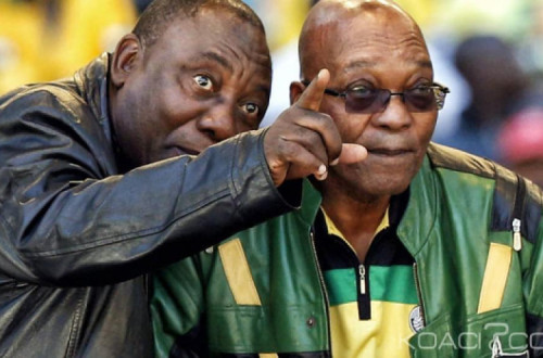 Cyril Ramaphos e Jacob Zuma