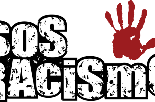 Logotipo do SOS Racismo.