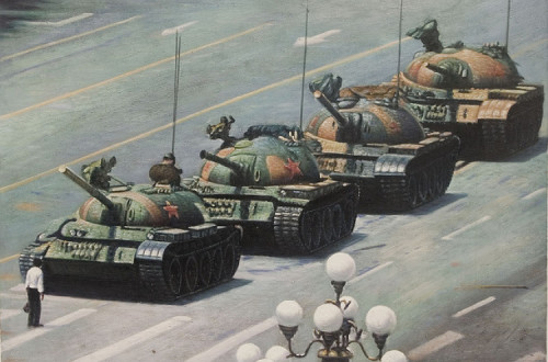 O famoso protesto solitário em Tiananmen
