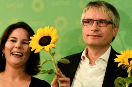Na Alemanha, os Verdes tiveram a maior subida passando de 13 para 25 mandatos
