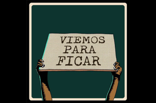 Logo podcast Viemos para Ficar