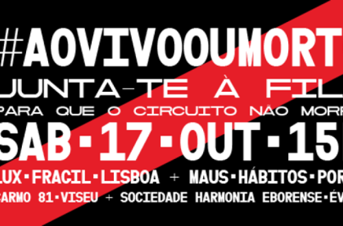 As filas irão formar-se este sábado pelas 15:00 no Lux-Frágil, em Lisboa, no Maus Hábitos, no Porto, no Carmo 81, em Viseu, e na Sociedade Harmonia Eborense, em Évora