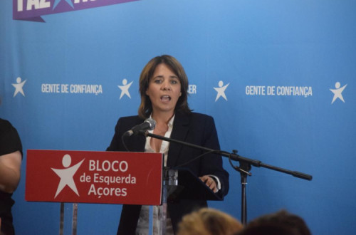 Catarina Martins em Ponta Delgada, 13 de setembro de 2019.