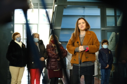 Marisa Matias em encontro com trabalhadoras da Triumph.